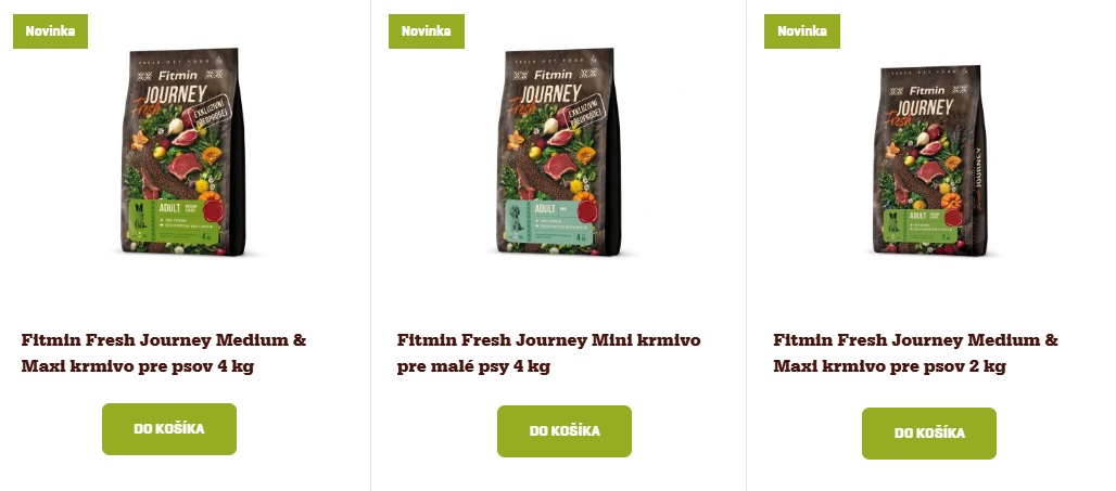 Fresh journey - náhled sortiment